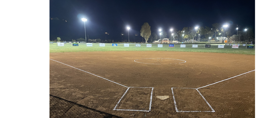 Fields are ready!  Thank you to our volunteers and sponsors!