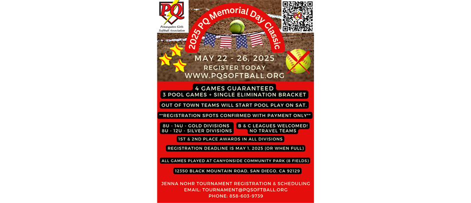 2025 PQ Memorial Day Classic Tournament