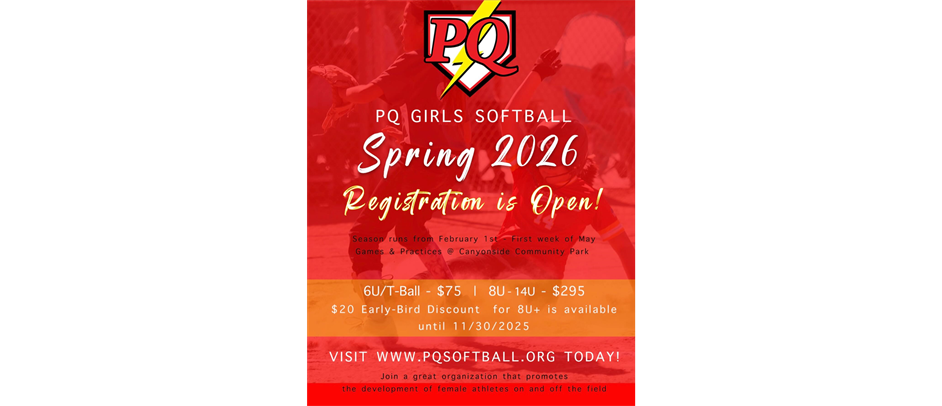Spring 2026 Registration Now Open!